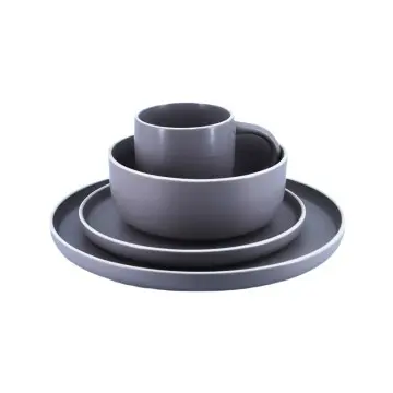 China Ceramic Bowls Supplier Hotel Stoneware Ceramic Porcelain Bowl Mups Cups Dishes Set Plates Dinnerware