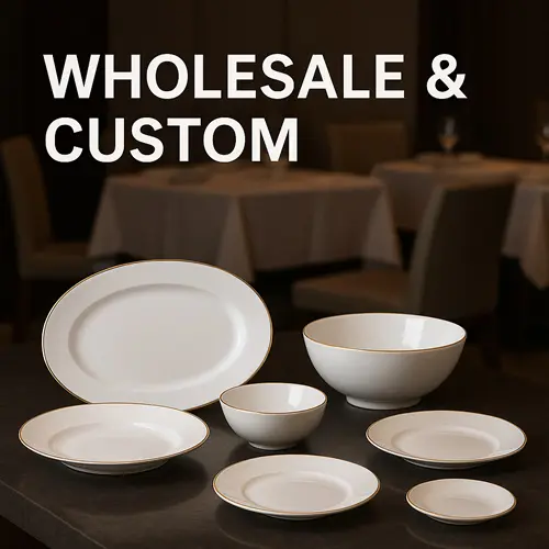 Five Star Hotel Special Dinnerware and High-Grade Porcelain Tableware Set | China Wholesale Ceramic Dinnerware Manufacture