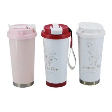 Custom 600ml Stainless Steel Travel Coffee Tumbler with Lid Wholesale Insulated Plastic Drinkware for Gifts & Promotion