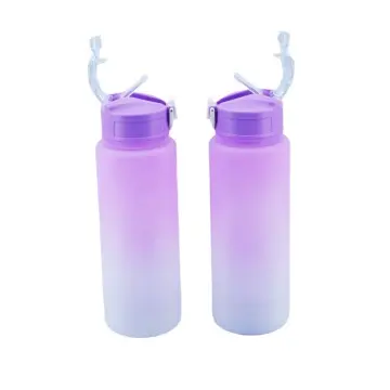 Wholesale Custom Gradient Plastic Tumbler | High-Capacity Reusable Drinkware for Students, Outdoor & Sports Use