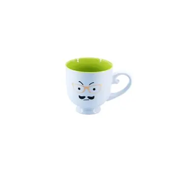 China Wholesale Matte Glazed Porcelain Ceramic Coffee Mugs Contemporary Korean Cute Cups with Handgrip for Bulk & Custom Orders