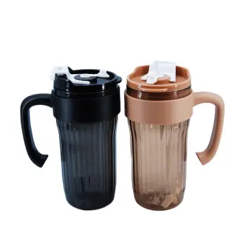 OEM Custom 450ml Double Wall Plastic Tumbler with Straw and Handle – Insulated Promotional Tea Cup China Manufacturer & Exporter