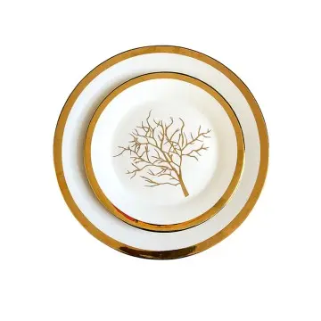 China Premium Irregular Golden Rim Fruit Plate – Bulk Ceramic Dinnerware Supplier Middle East