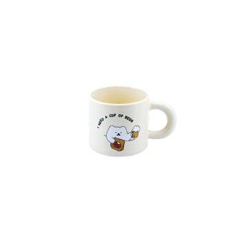 Custom Japanese Cartoon Animal Ceramic Mug Creative Birthday Gift Coffee Cup with Unique Design  High Quality