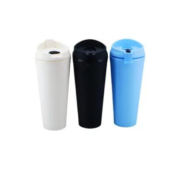 Custom 710ml Frosted Double Wall Plastic Tumbler with Straw and Flip Cover China OEM Outdoor Cup Manufacturer Wholesale Supplier