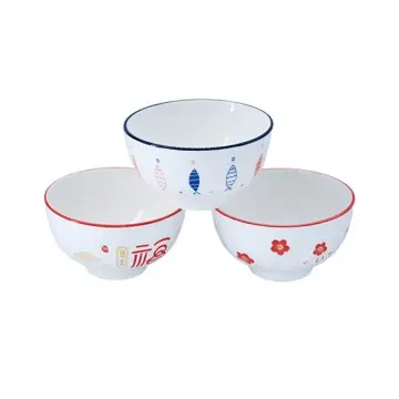 Ceramic Bowls Wholesale New Design Chinese Style Gift Set Kitchen Rice Bowl  Serving Ceramic Bowl for Wedding