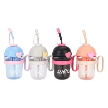 OEM Custom Cute Plastic Water Cup with Straw and Handle – 650ml Summer Party Cup for Kids China Manufacturer Wholesale Supplier