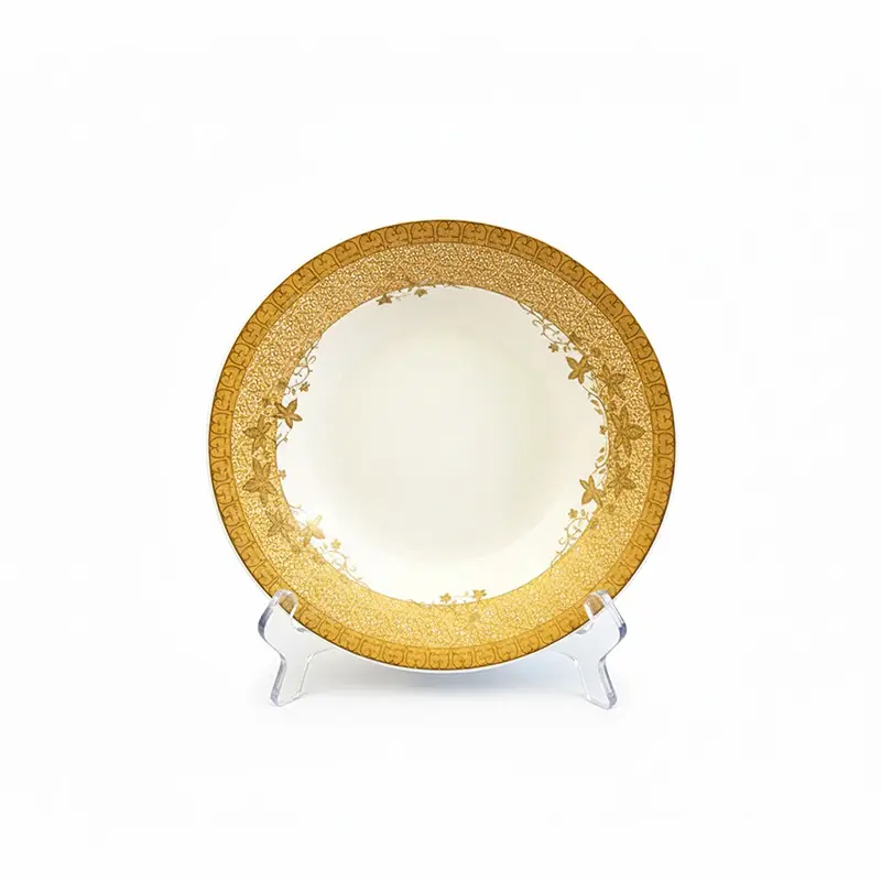 Wholesale Porcelain Bowl Plate Gold Rim Gifts Manufacturer China.jpg