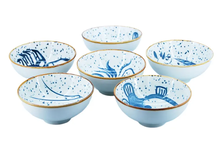 Ceramic Bowls with Designs