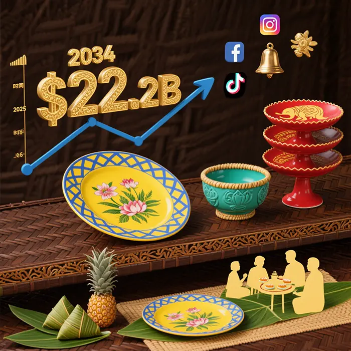 Global Ceramic Tableware Market Report 2025–2034: Revenue to Hit $22.2 Billion as Social Media & Home Dining Fuel Demand