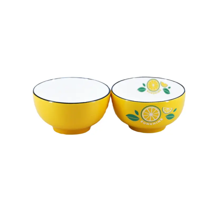 4.5 Inch High-Quality Ceramic Bowl China Custom Made Colorful Embossed Ceramic Bowls Manufacturer