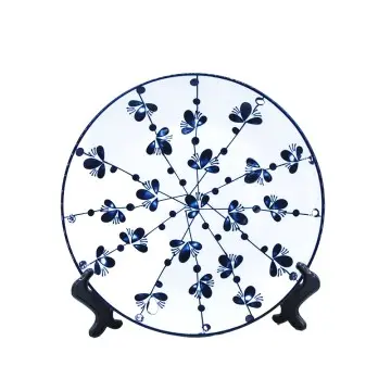 China Wholesale Ceramic Dinnerware Sets Custom Pad Printing Porcelain Plates with Modern Design Patterns
